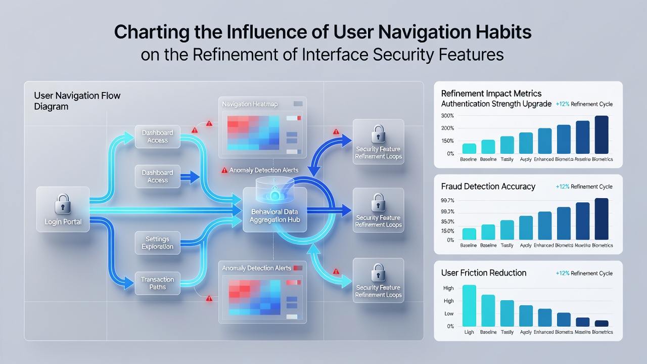 Security interface refinements displayed on wagering platform screens showing navigation-influenced adjustments
