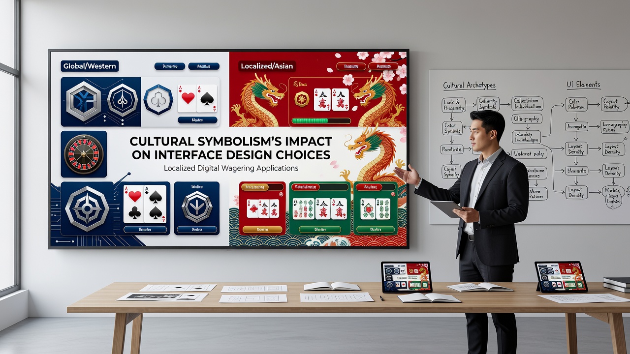 Examples of localized color schemes and icons in digital betting interfaces